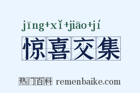 惊喜交集是什么意思的图片